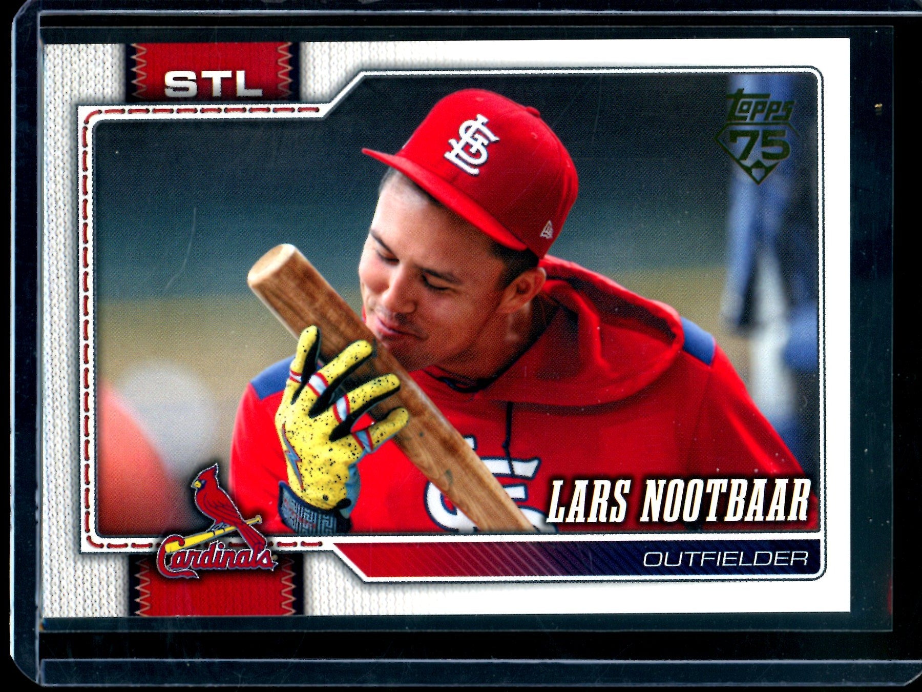 2026 Topps Series 2 Lars Nootbaar Golden Mirror Image Variation Cardinals