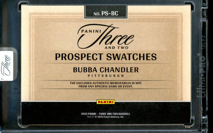 2025 Panini Three and Two Bubba Chandler Purple Relic Sealed /32 Pirates