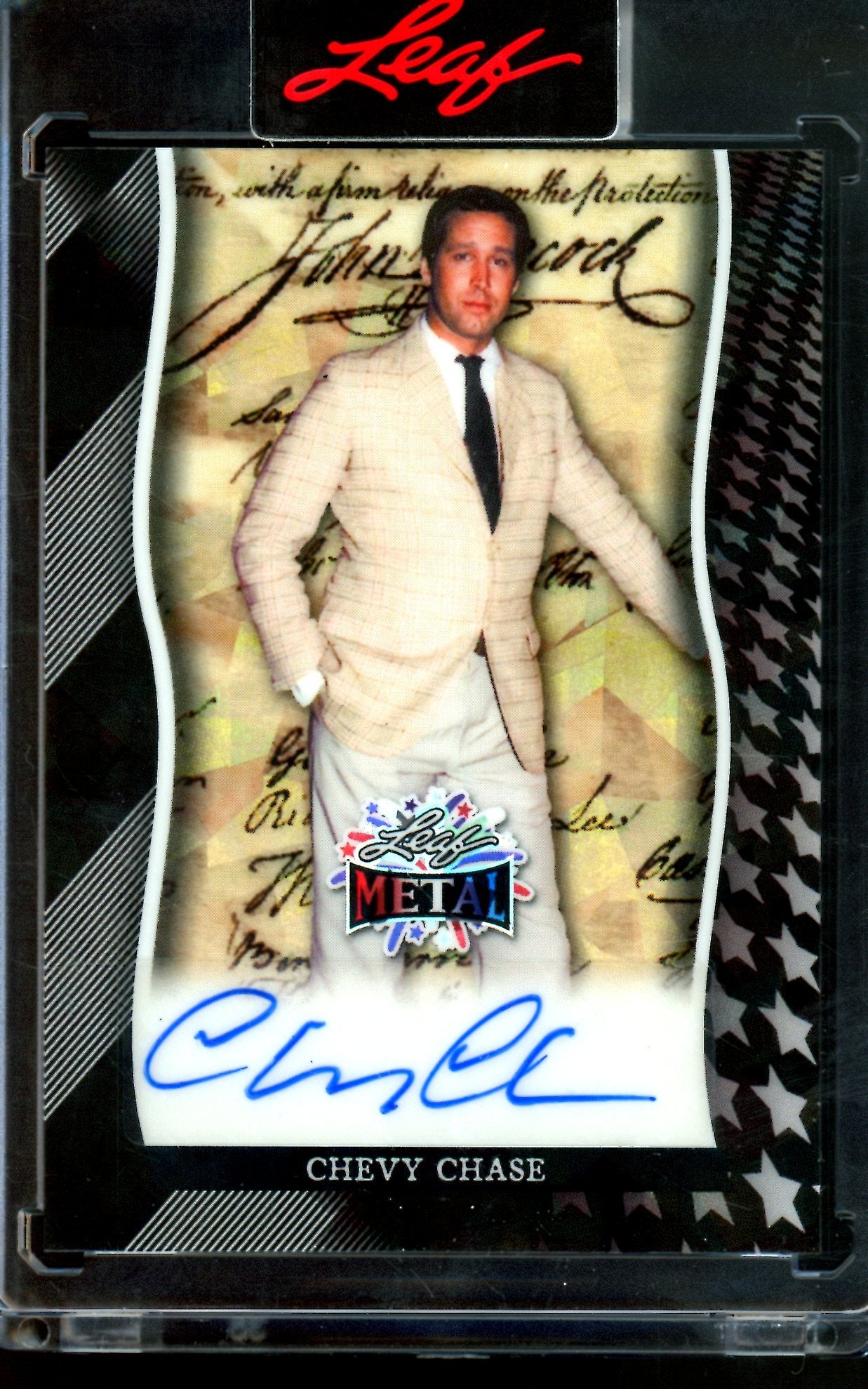 2026 Leaf Metal Chevy Chase 1/1 Autograph Encased