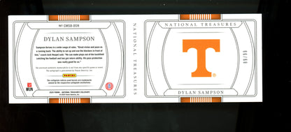 2025 Panini National Treasures Dylan Sampson Patch Autograph Booklet /99 Volunteers