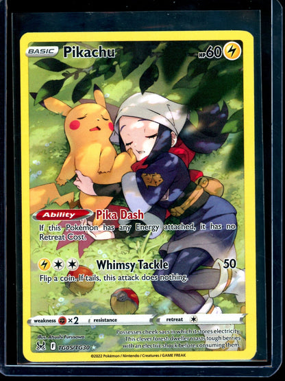 2022 Pokemon Lost Origin Pikachu TG05/TG30