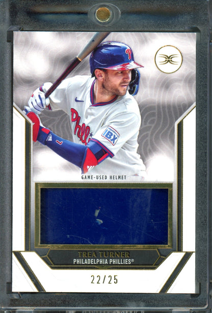2025 Topps Definitive Trea Turner Helmet Relic /25 Phillies