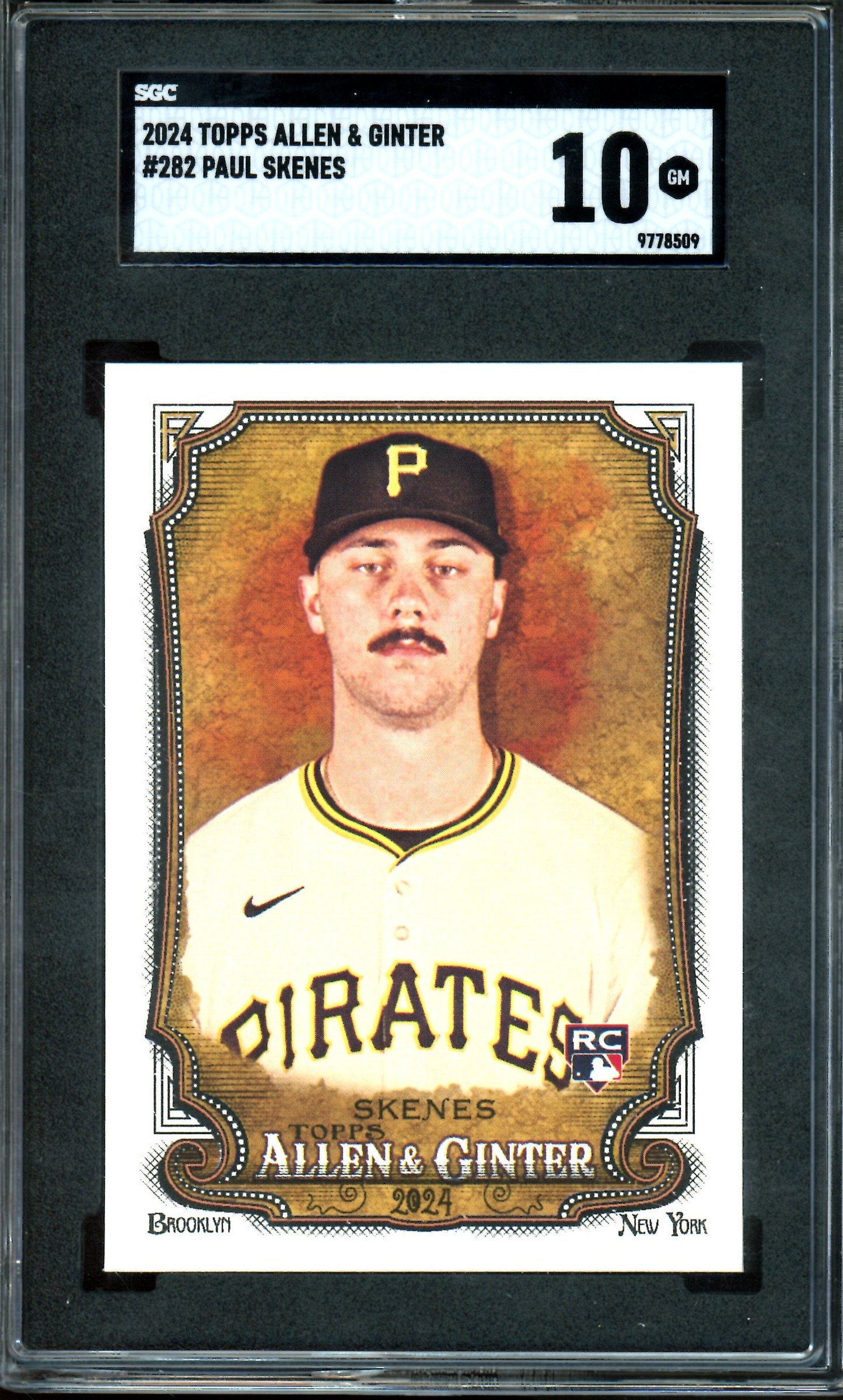 2024 Topps Allen and Ginter Paul Skenes Rookie SGC 10 Pirates