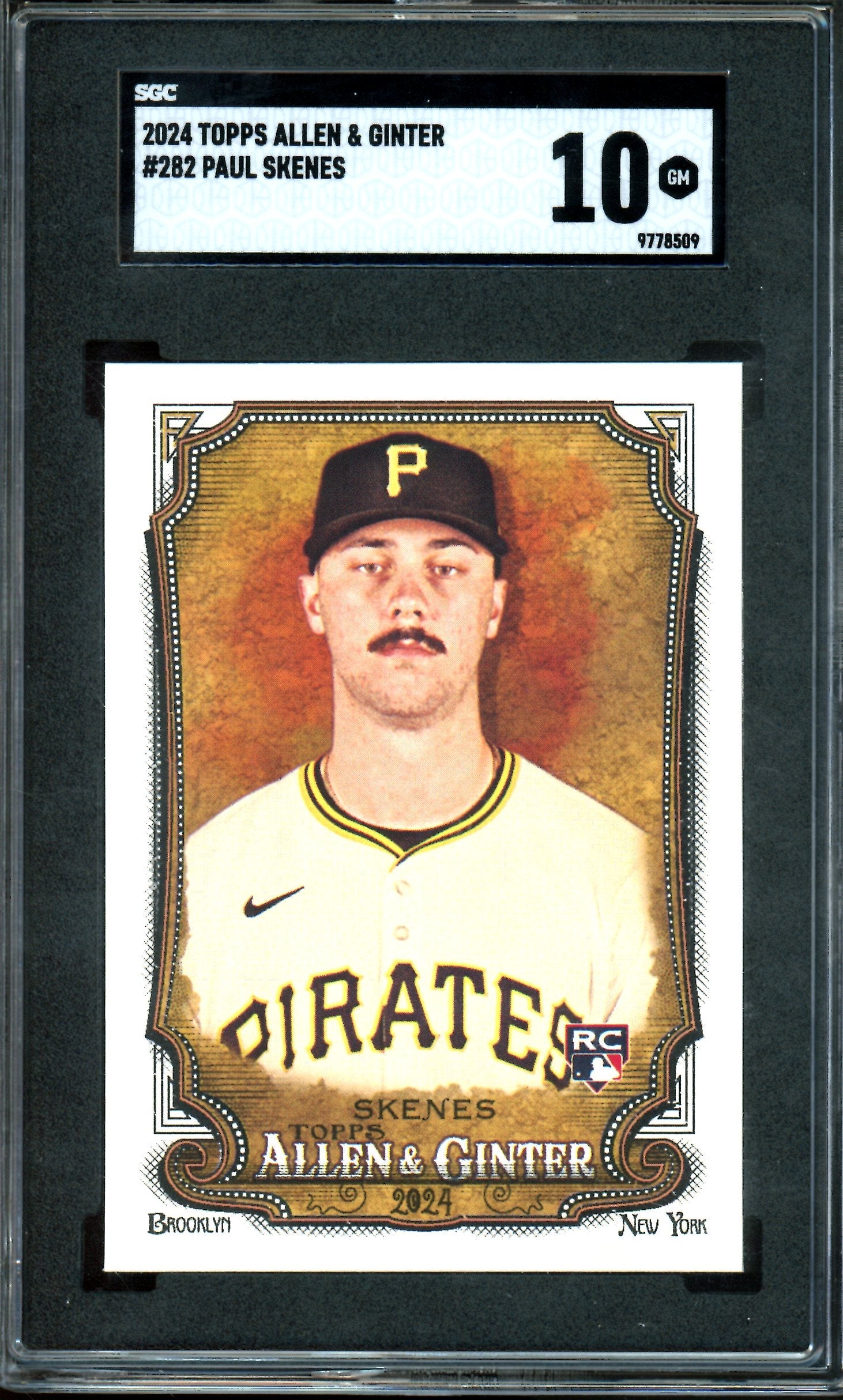 2024 Topps Allen and Ginter Paul Skenes Rookie SGC 10 Pirates