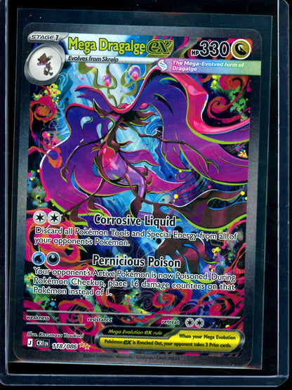 2026 Pokemon Chaos Rising Mega Dragalge EX 118/086
