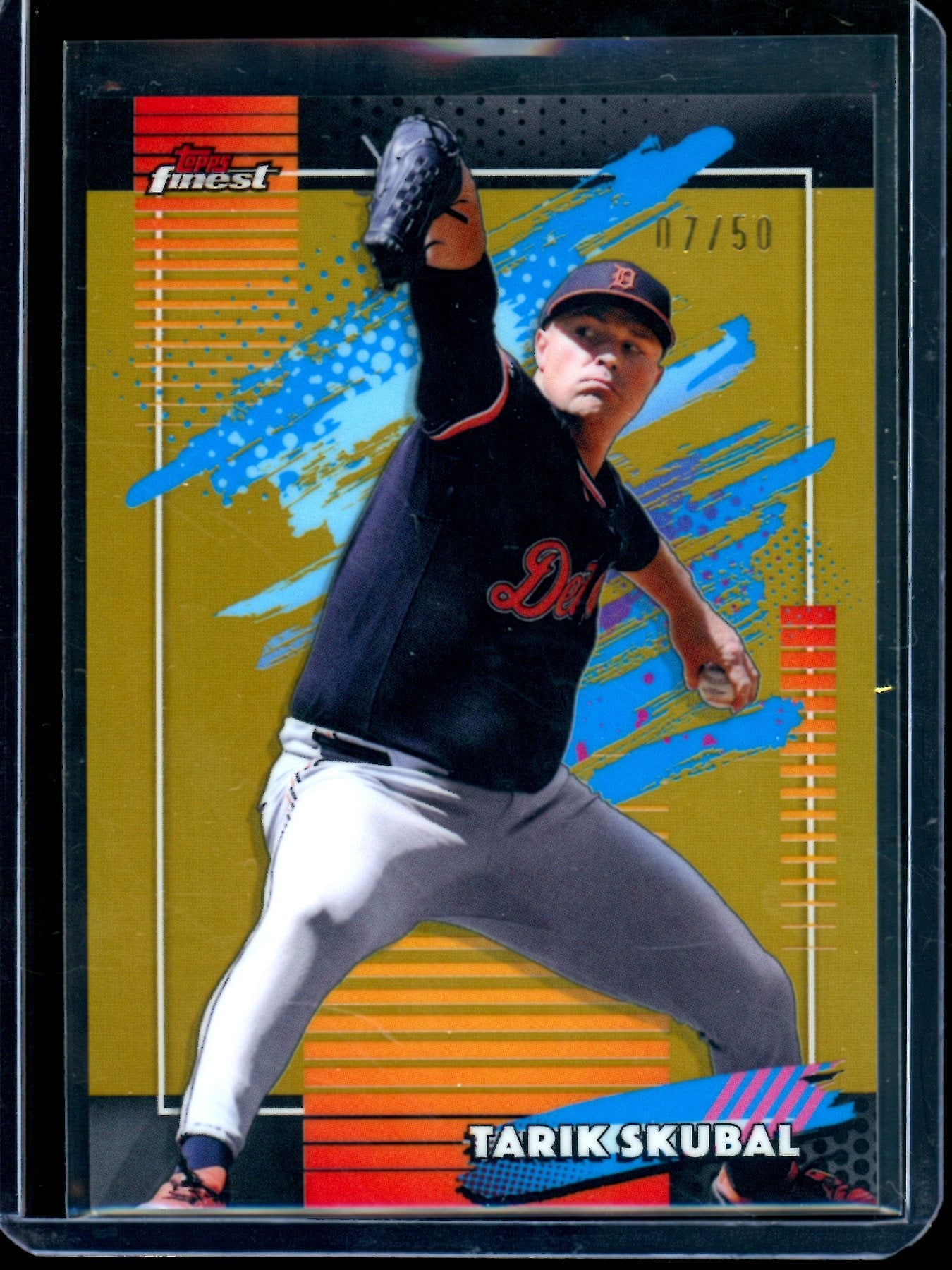 2026 Topps Finest Tarik Skubal Gold Refractor /50 Tigers