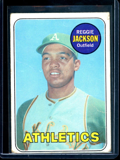 1969 Topps Reggie Jackson Rookie Card #260 Athletics