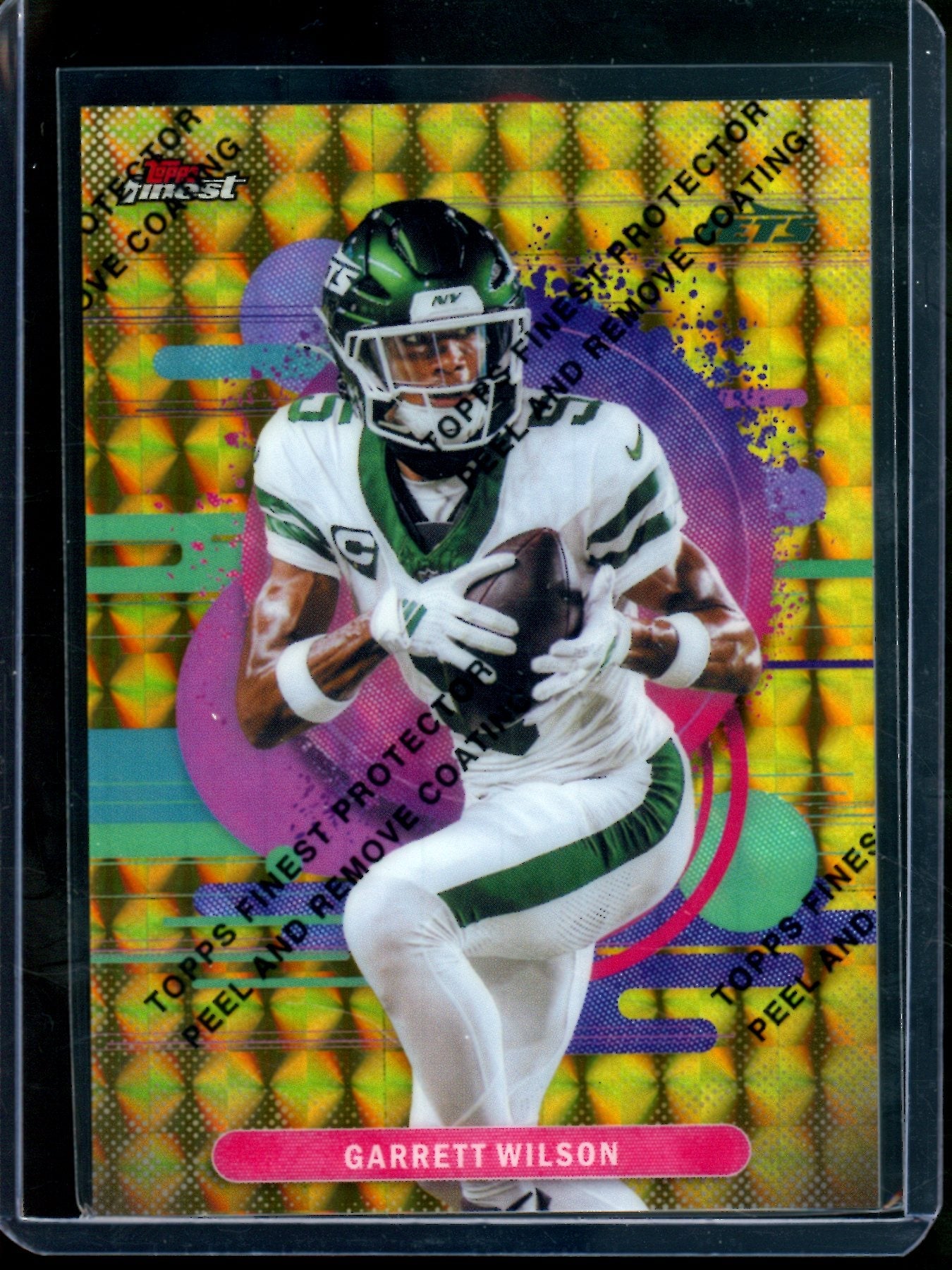 2025 Topps Finest Garrett Wilson Gold /25 Jets