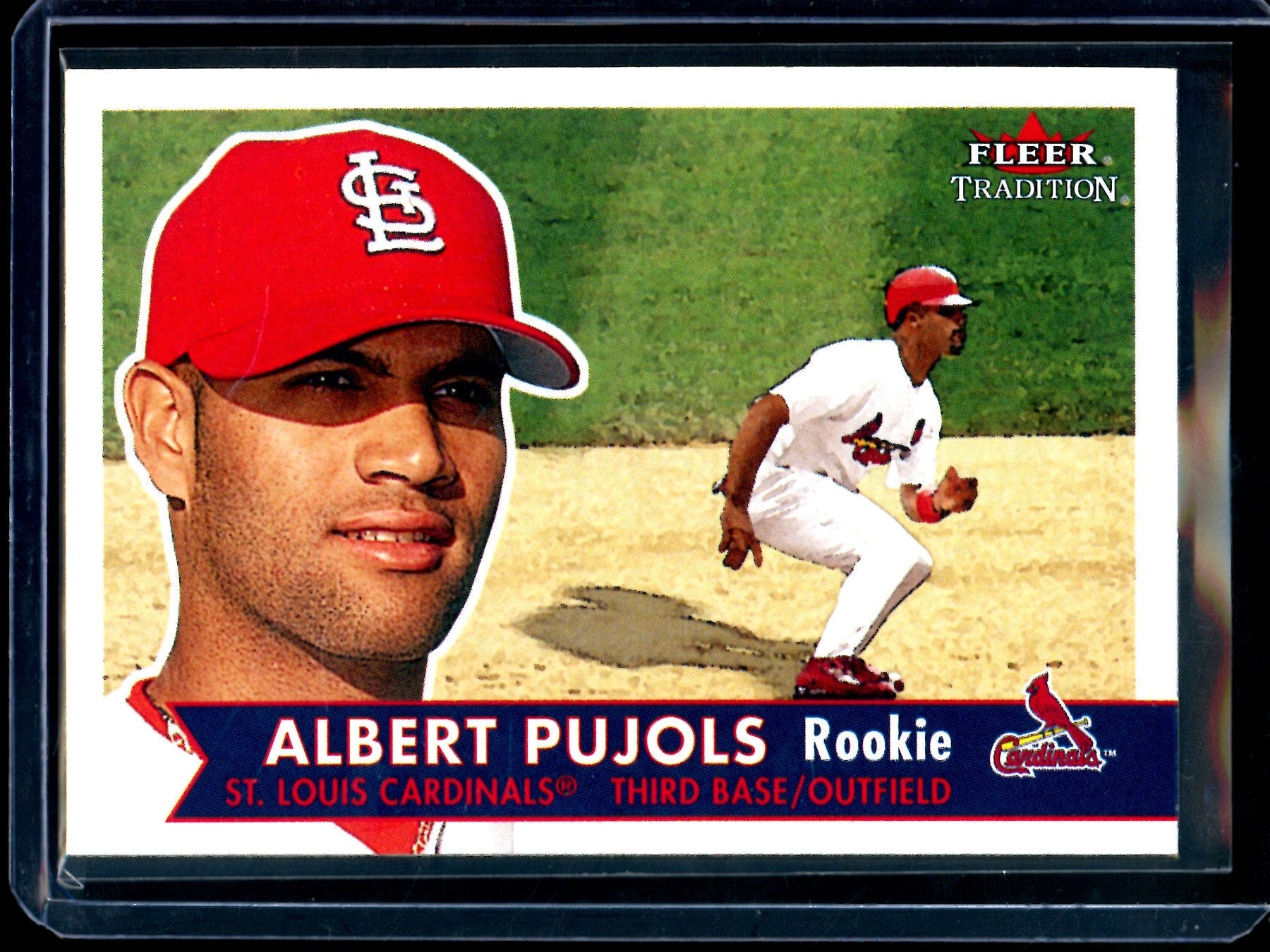 2001 Fleer Tradition Albert Pujols Rookie Cardinals