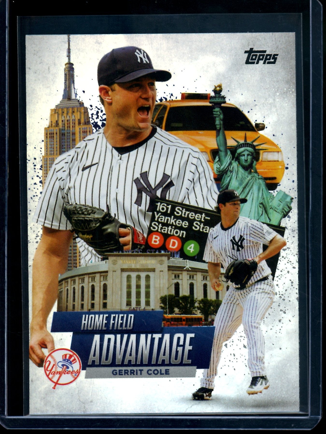 2025 Topps Flagship Gerrit Cole Home Field Advantage SP Yankees