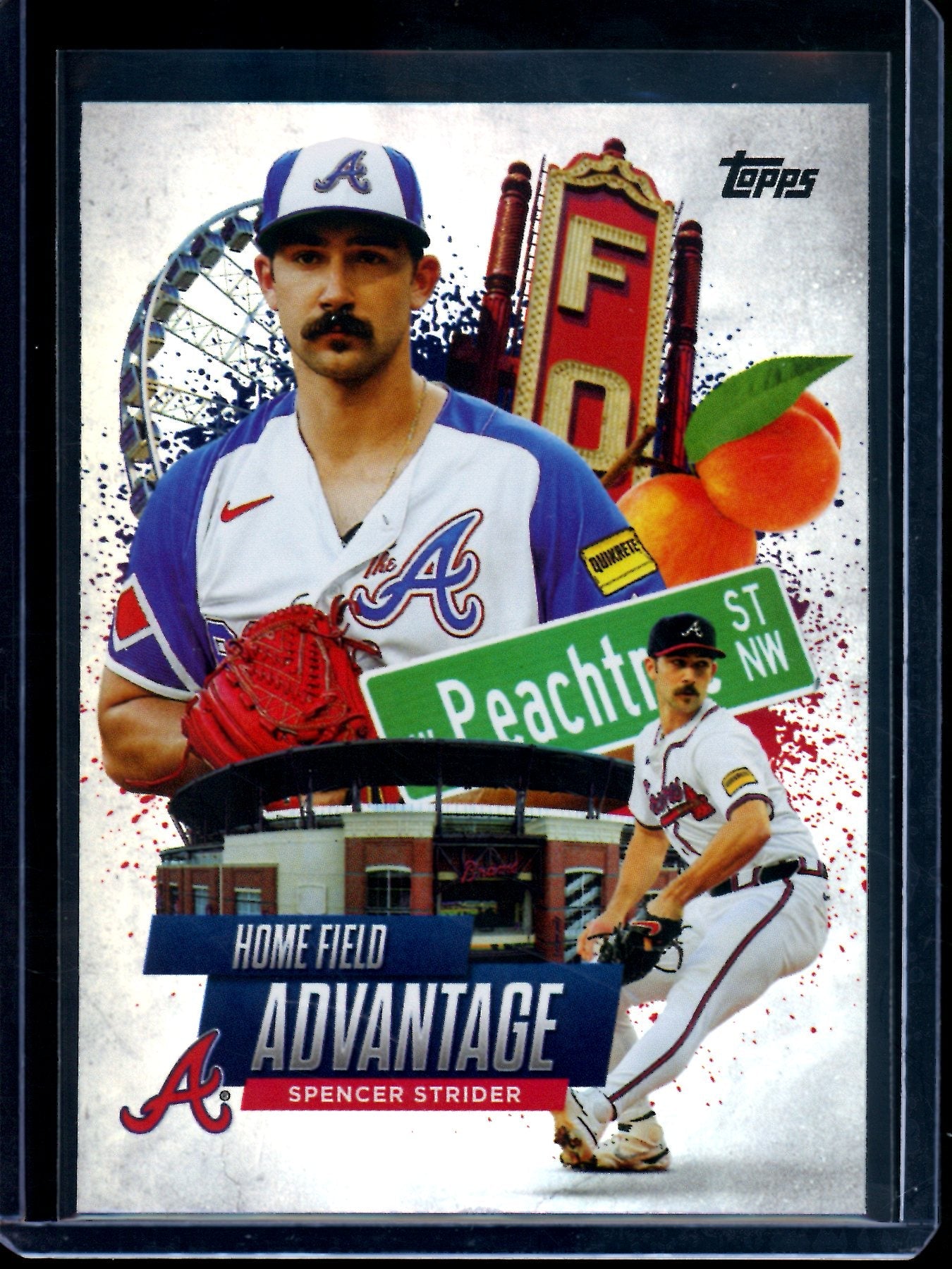 2025 Topps Flagship Spencer Strider Home Field Advantage SP Braves
