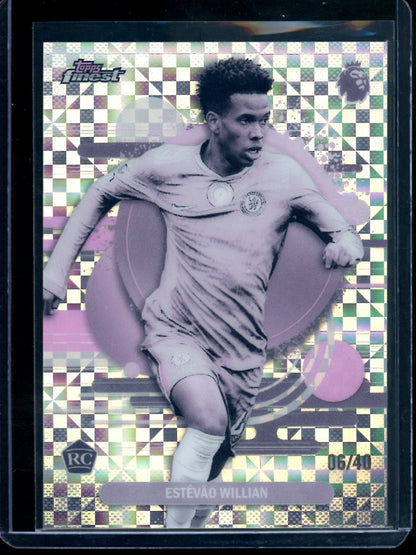 2026 Topps Finest Estevao Willian Rookie /40 Chelsea