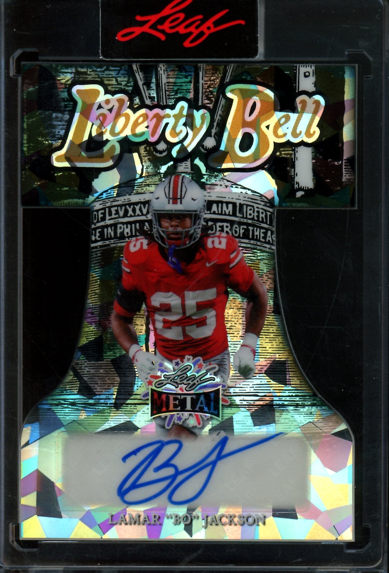 2026 Leaf Metal Lamar "Bo" Jackson Liberty Bell Encased Autograph /4