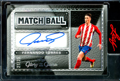 2026 Leaf Glory Of The Game Fernando Torres Match Ball Autograph /25