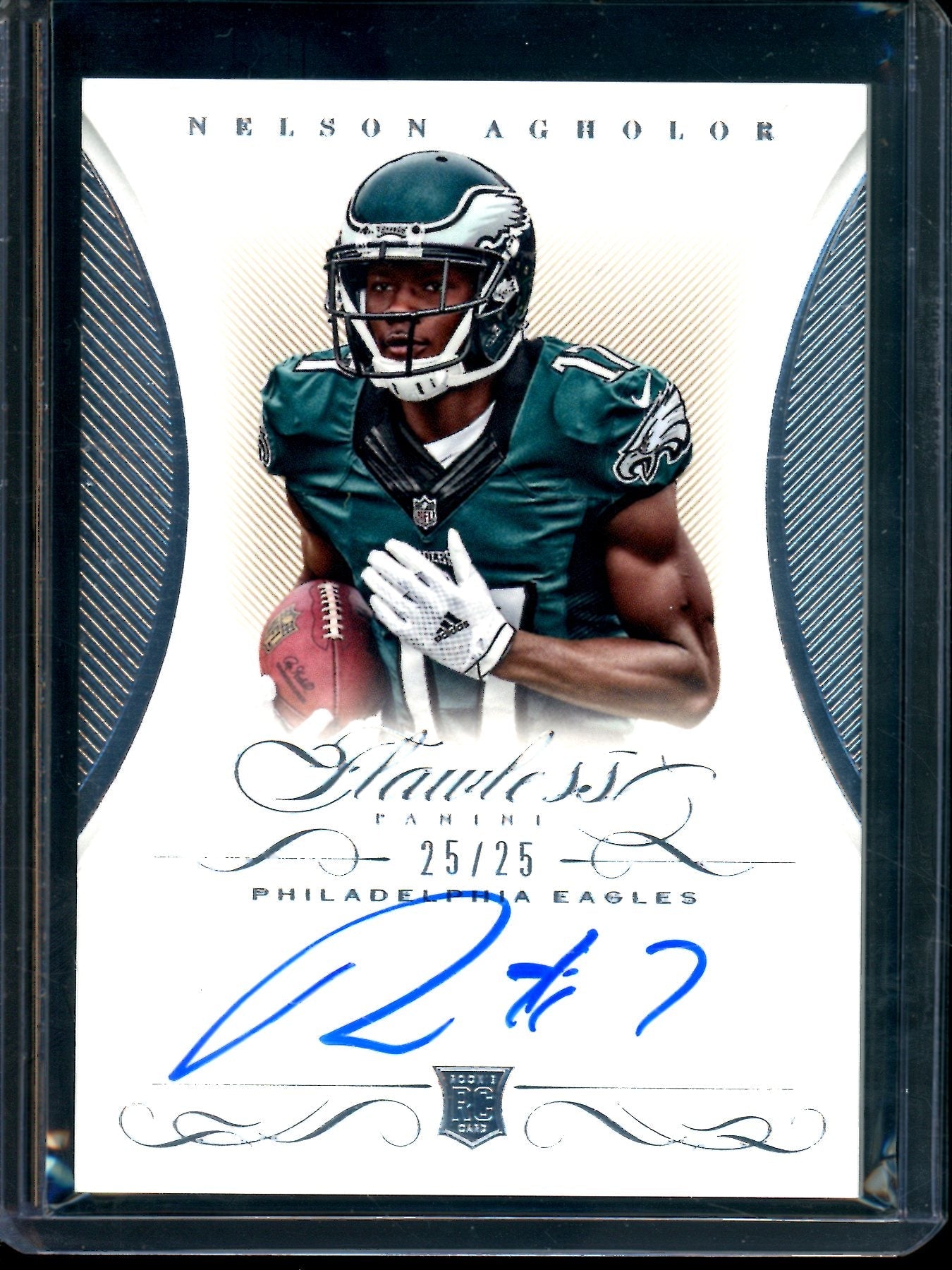 2015 Panini Flawless Nelson Agholor Rookie Autograph /25 Eagles