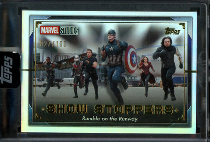 2025 Topps Marvel Rumble On The Runway Show Stoppers /100 Encased - Trading Card Market