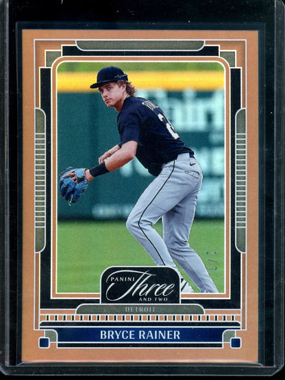 2025 Panini Three and Two Bryce Rainer Bronze Foil SP /3 Tigers