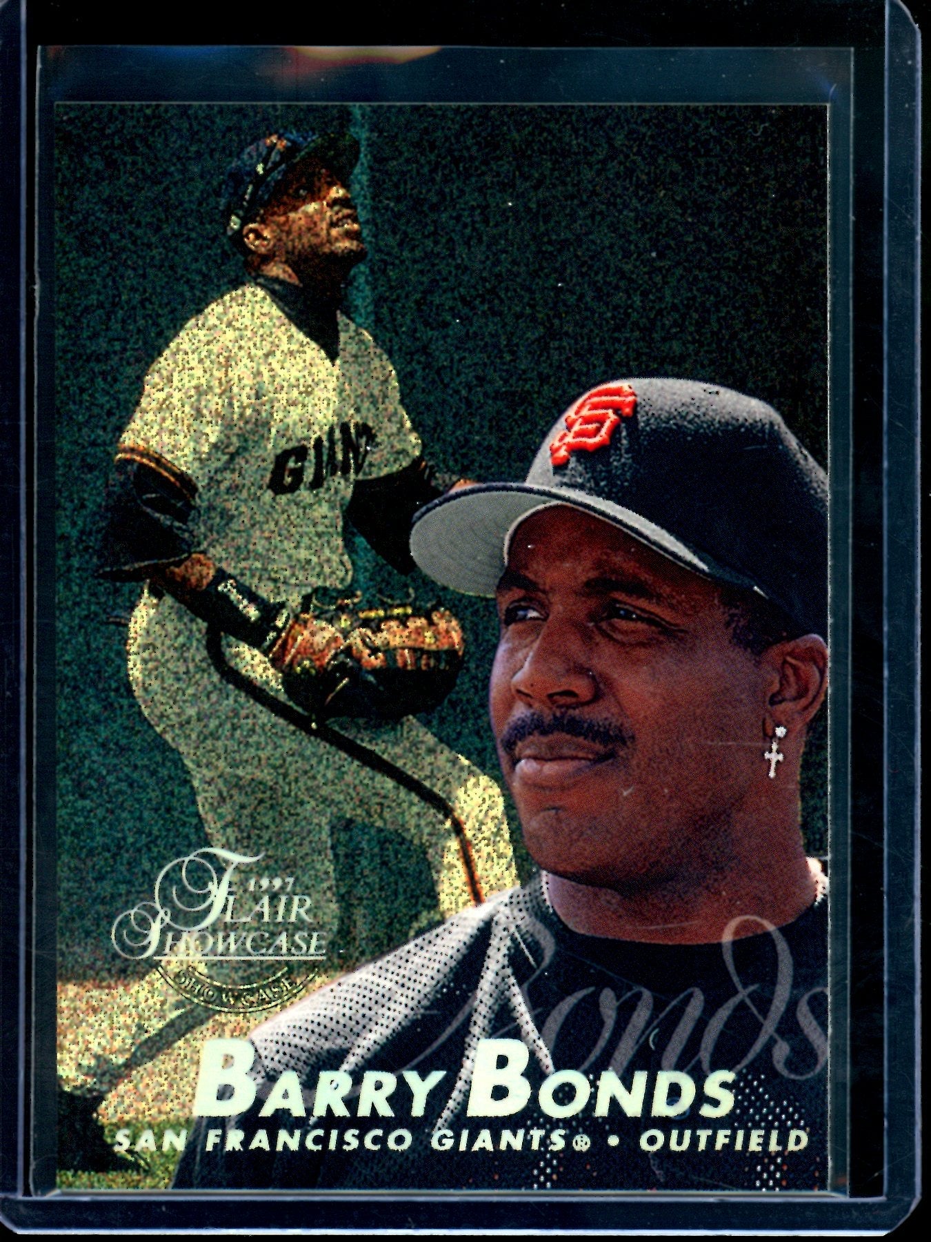 1997 Flair Showcase Barry Bonds Row "0" Seat "25" Giants