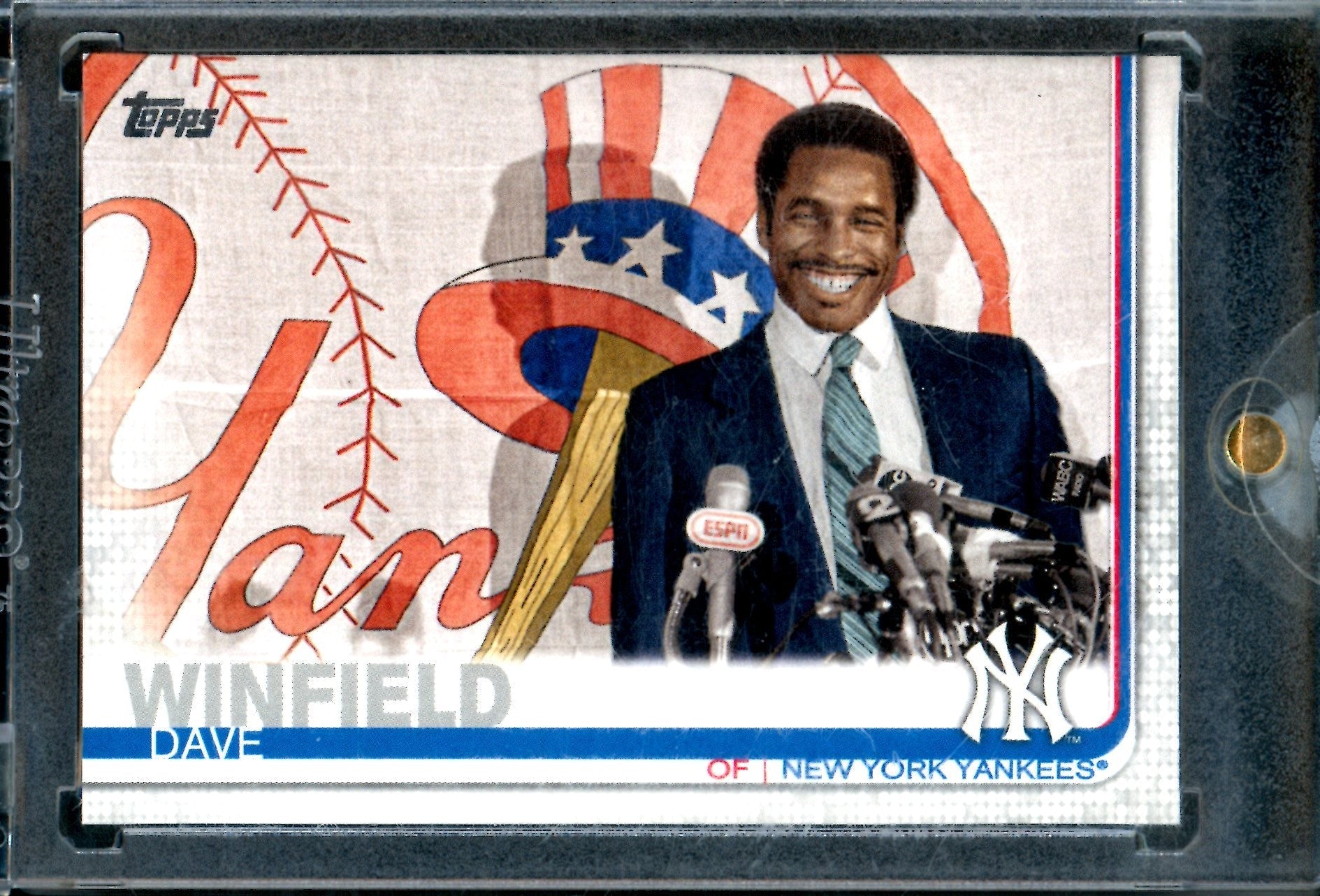 2019 Topps Vault Dave Winfield 1/1 Uncirculated Encased Yankees