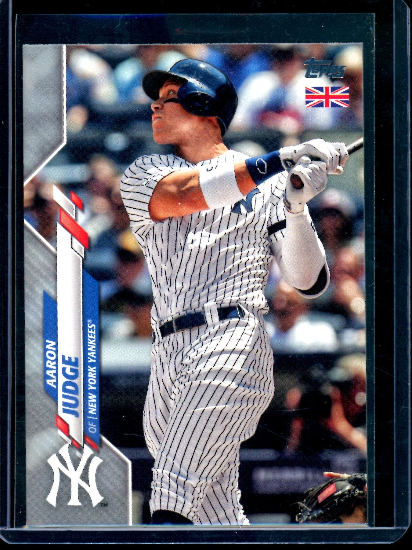 2020 Topps UK Edition Aaron Judge Platinum 1/1 #100 Yankees