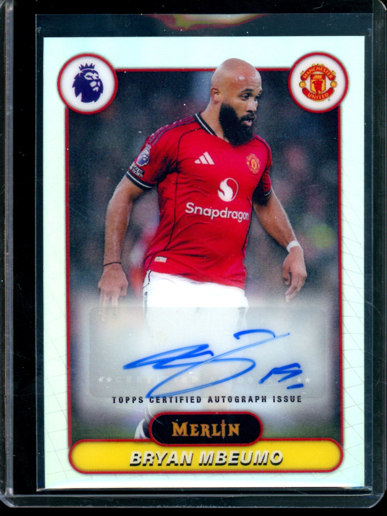 2026 Topps Merlin Bryan Mbeumo Refractor Autograph Manchester United