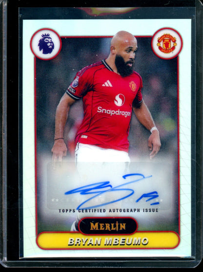 2026 Topps Merlin Bryan Mbeumo Refractor Autograph Manchester United