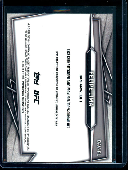 2026 Topps Chrome Felipe Lima Rookie Gold Geometric Autograph /50