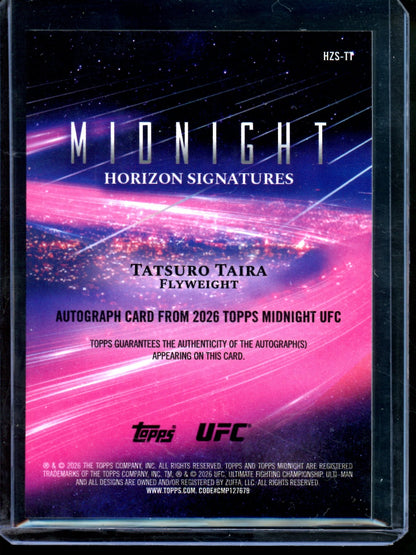 2026 Topps Midnight Tatsuro Taira Horizon Signatures /99