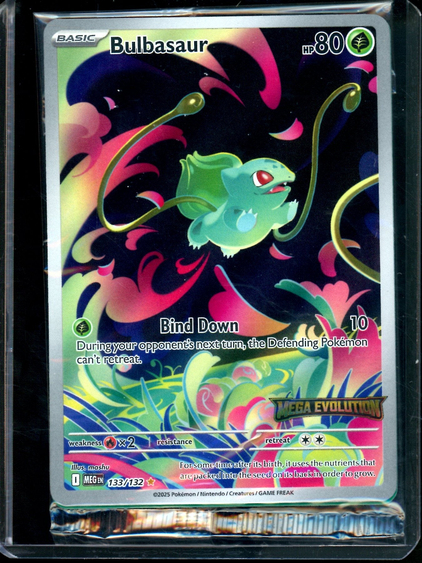 2025 Pokemon Mega Evolution Bulbasaur Promo 133/132