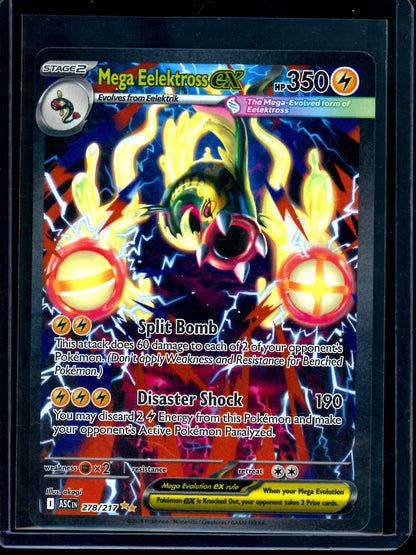 2026 Pokemon Ascended Heroes Mega Eelektross EX 278/217