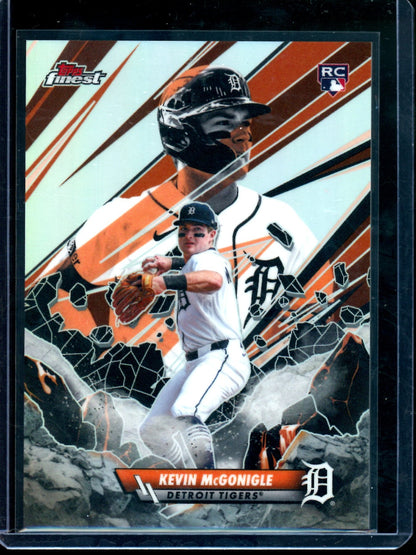 2026 Topps Finest Kevin McGonigle Smashing Through SP Rookie Refractor #S-6 Tigers