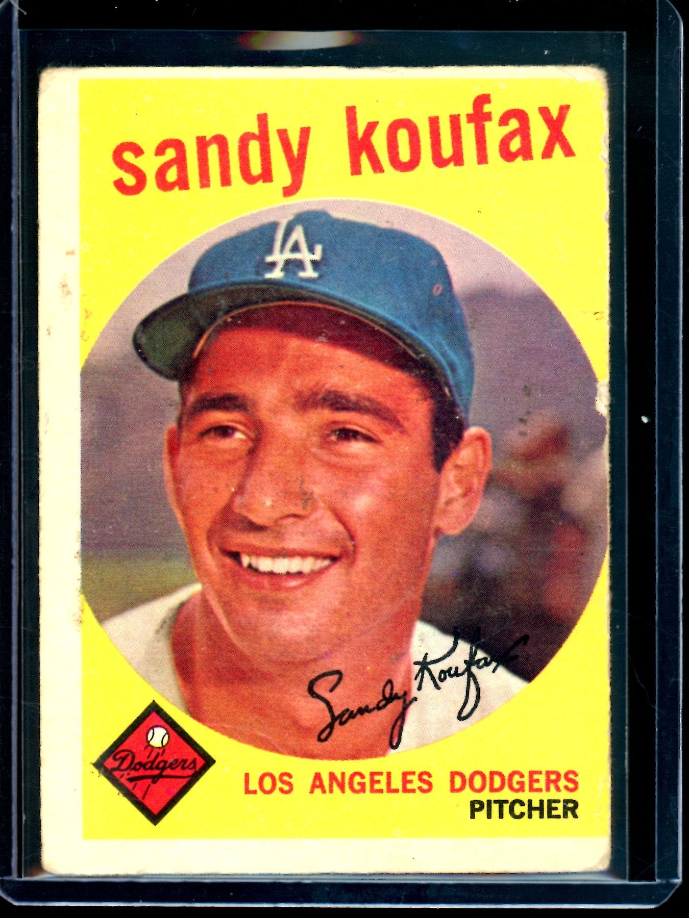 1959 Topps Sandy Koufax #163 Dodgers (A)