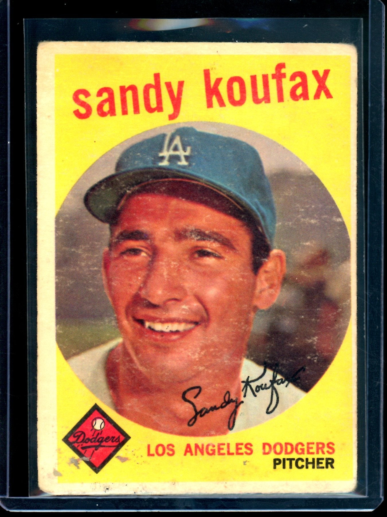 1959 Topps Sandy Koufax #163 Dodgers (B)