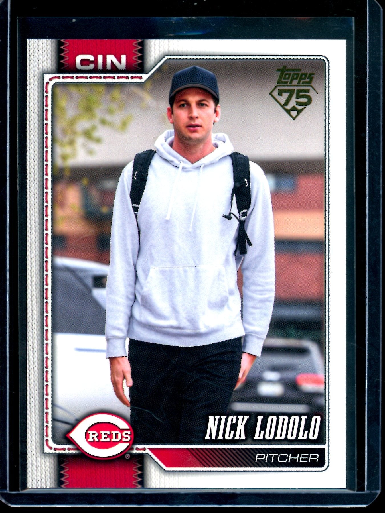 2026 Topps Flagship Nick Lodolo Golden Mirror SSP Reds