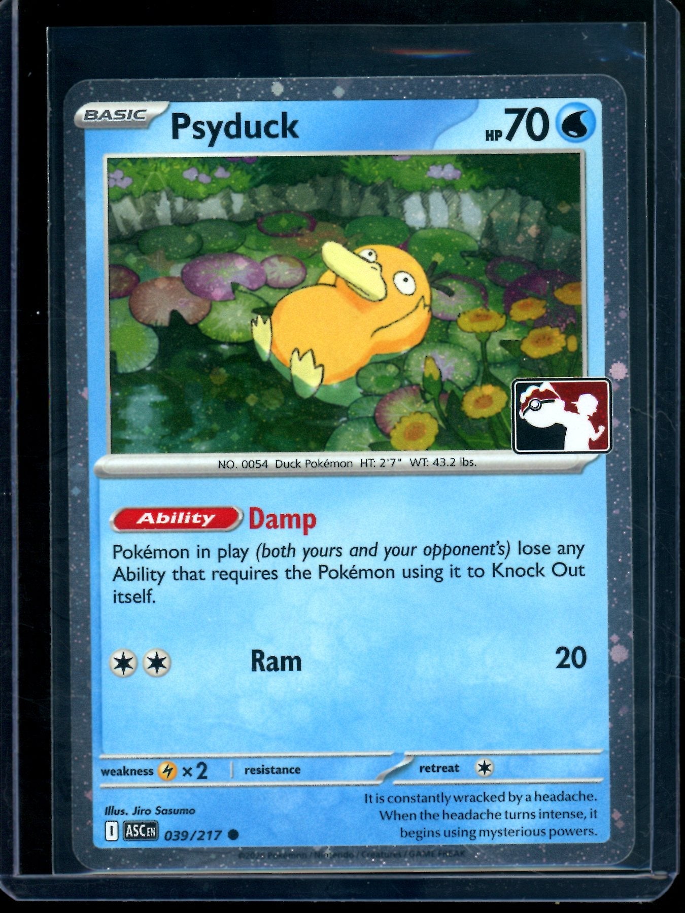 2026 Pokemon Tournament Pack Psyduck 039/217