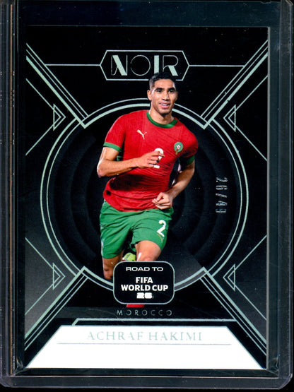 2025 Upper Deck Noir Achraf Hakimi Road to the World Cup /40 Morocco