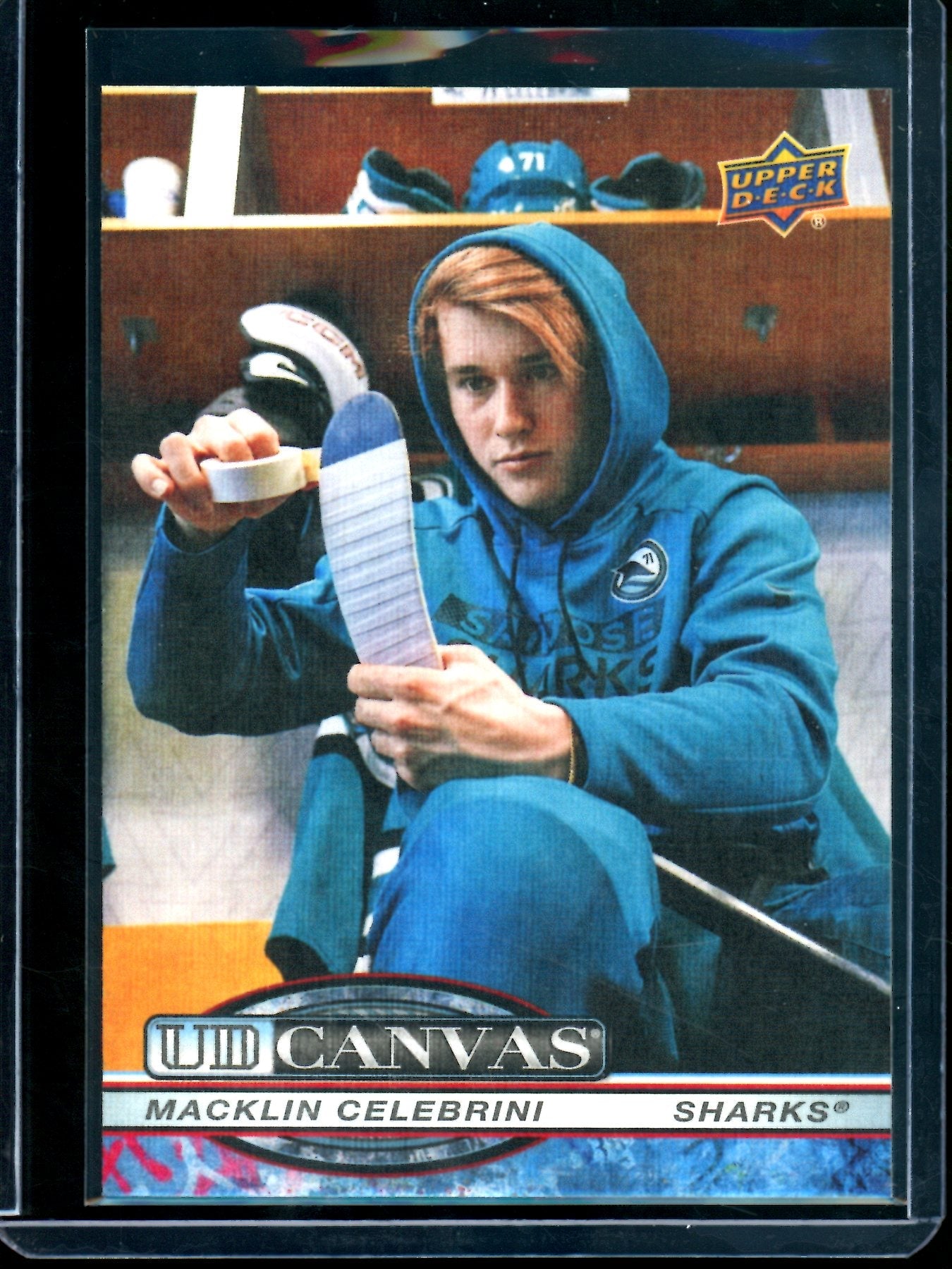 2026 Upper Deck Series 2 Macklin Celebrini Canvas Sharks