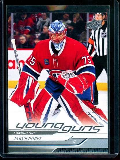 2025 Upper Deck Extended Series Jakub Dobes Young Guns Canadiens