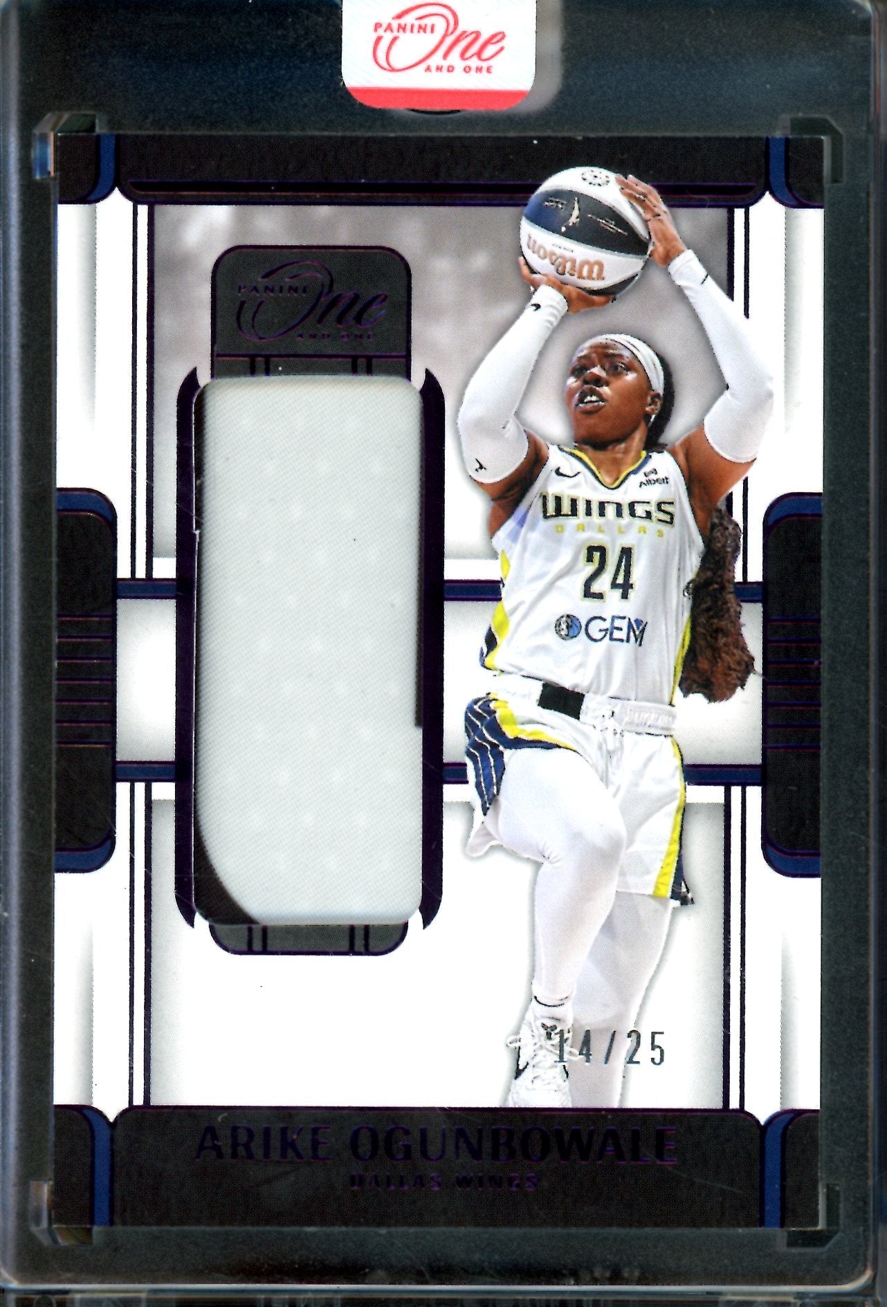 2025 Panini One and One Arike Ogunbowale Patch Sealed /25 Wings