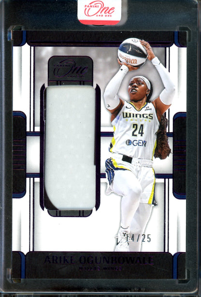 2025 Panini One and One Arike Ogunbowale Patch Sealed /25 Wings