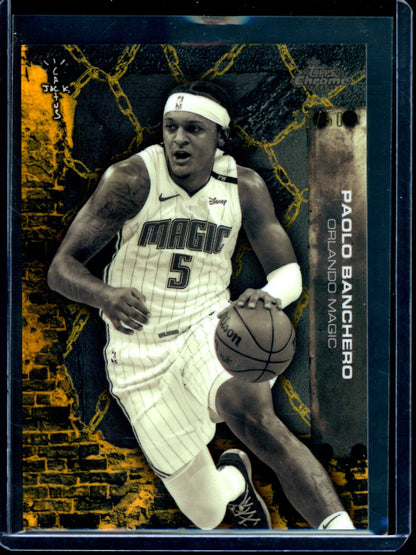 2026 Topps Cactus Jack Paolo Banchero Gold Refractor /50 Magic