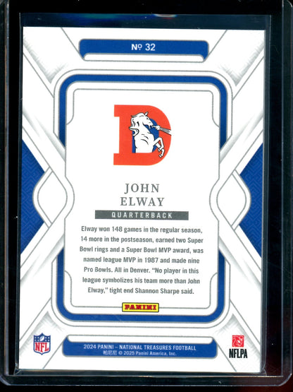 2024 Panini National Treasures John Elway /15 Broncos