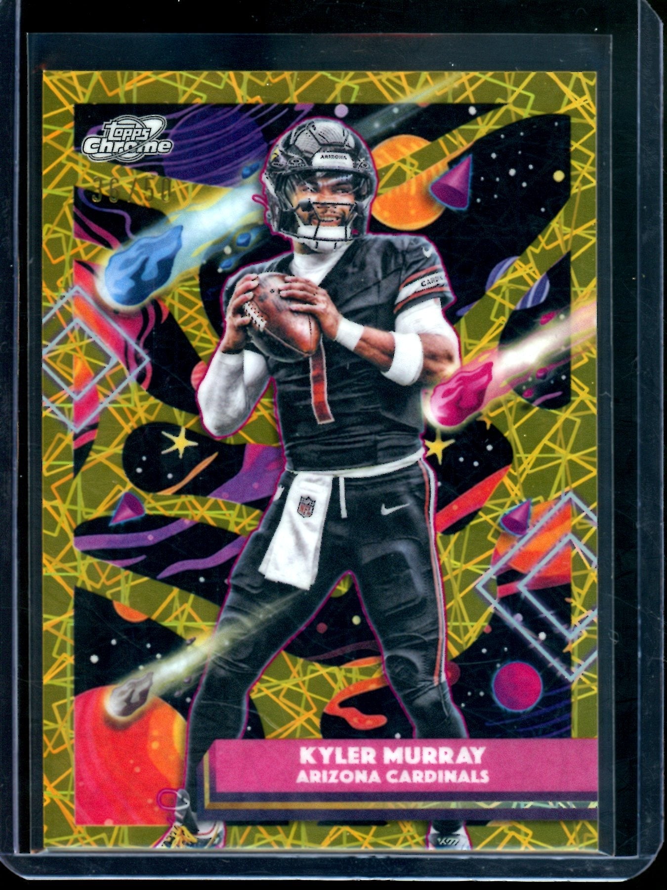 2025 Topps Cosmic Kyler Murray Gold Lazer /50 Cardinals - Trading Card Market