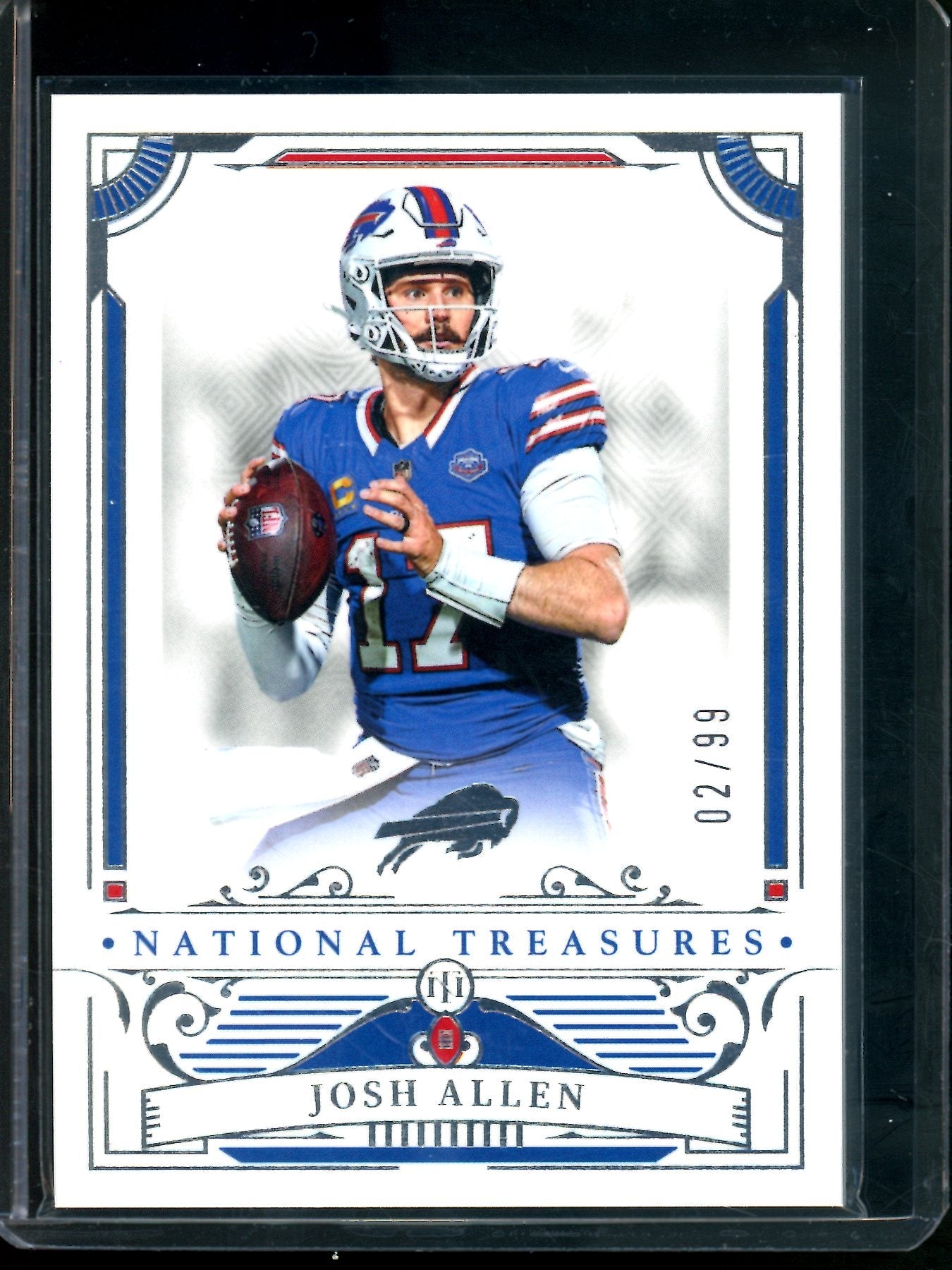 2025 Panini National Treasures Josh Allen /99 Bills