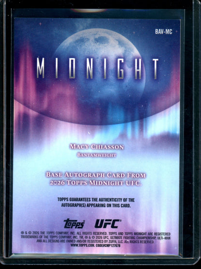 2026 Topps Midnight Macy Chiasson Autograph /12