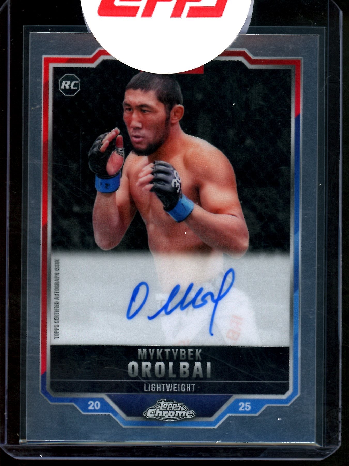 2025 Topps Chrome Myktybek Orolbai Sealed Rookie Autograph