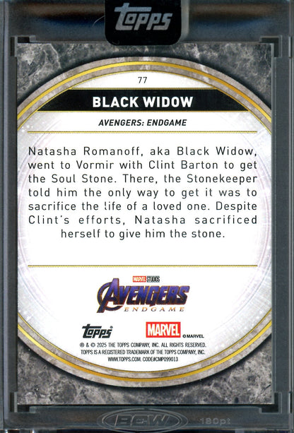 2025 Topps Endgame Black Widow Perfection Sealed /100