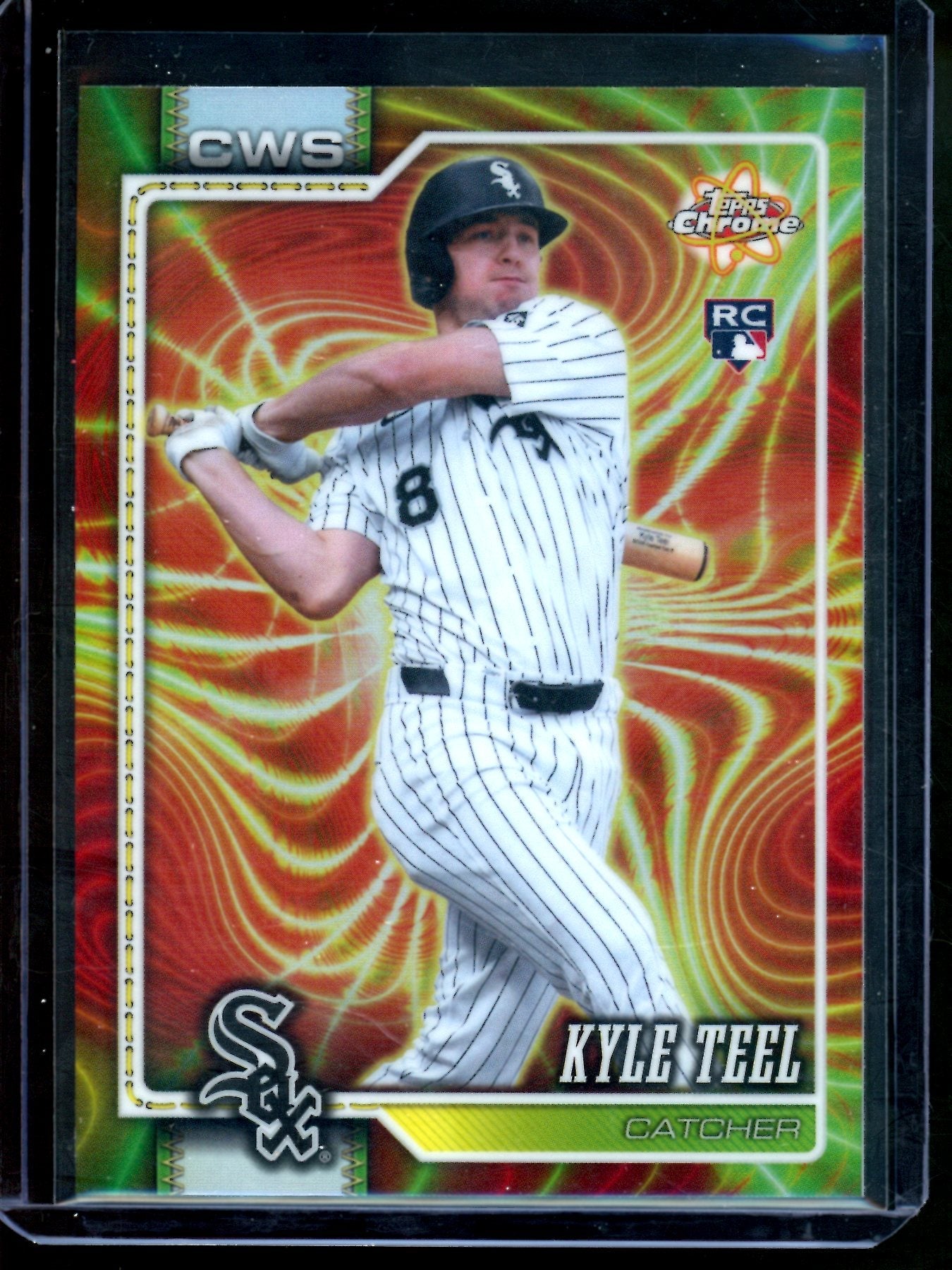 2026 Topps Chrome Kyle Teel Radiating Rookie Refractor SP White Sox