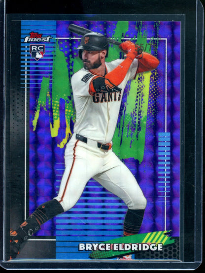 2026 Topps Finest Bryce Eldridge Purple Geometric Rookie /75 Giants