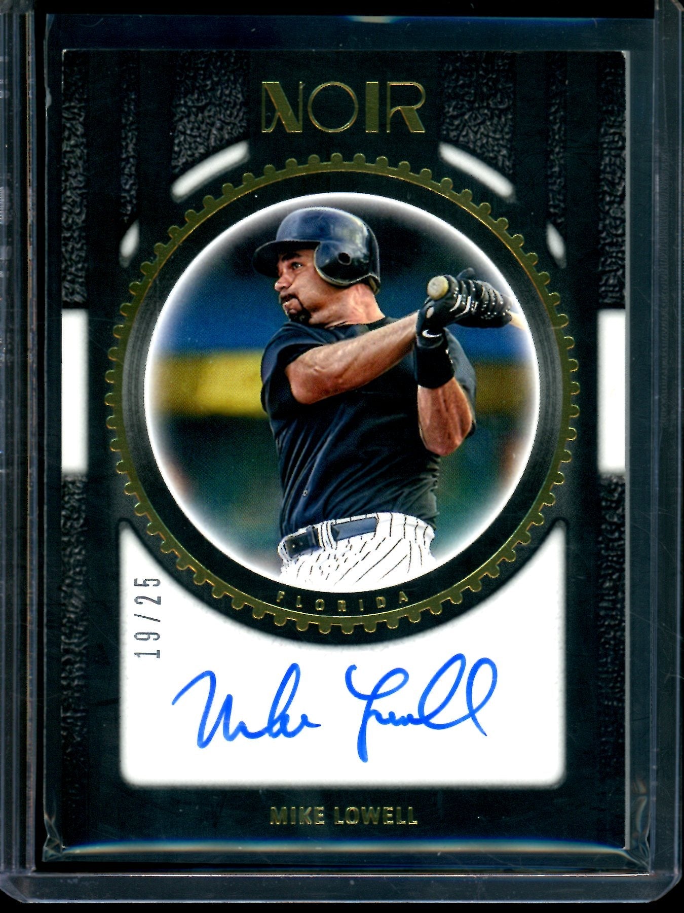 2026 Panini Noir Mike Lowell Frame Autograph /25 Marlins